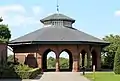 Pavilion at the east end of the screen wall, Stanley Park(c1870; Grade II)