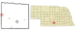 Location of Bertrand, Nebraska