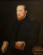 Bearded, red-headed man, seated 1555, 84 × 65 cm, Santander Bank Foundation, Madrid, Spain