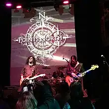 The band (Eric Barnett, Kevin Aiello and Uriah Duffy) at The New Parish in Oakland, May 2015