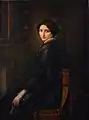 Portrait of Mme G. L. (Palmira Leonardi, wife of the artist), 1853