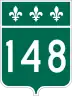 Route 148 marker
