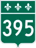 Route 395 marker