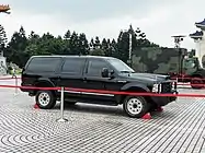 Ford Excursion armored car in use by the Taiwanese military police