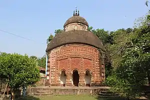 Raghunandan temple of Chakrabarti family, at chala,  built in 1768.