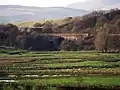 Railway viaduct at the Waterside Bing