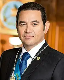 Photographic portrait of Jimmy Morales