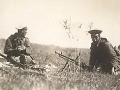 Brazilian Marines during the Constitutionalist Revolution in 1932.
