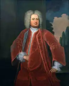 Robert Carter, Portrait at Shirley Plantation