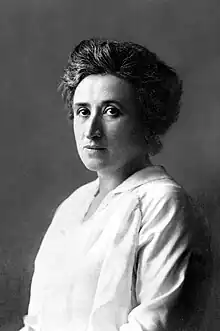 Image 21Rosa Luxemburg, prominent Marxist revolutionary and martyr of the German Spartacist uprising in 1919 (from Socialism)