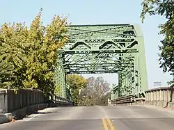 San Joaquin River road bridge at Mossdale Crossing in Lathrop