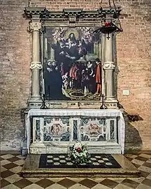 Altar with The Discovery of the Well of Martyrs by Pietro Damini