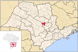 Location in São Paulo  state