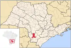 Location in São Paulo state