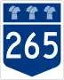 Highway 265 marker