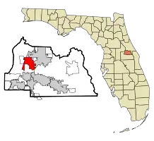 Location in Seminole County and the state of Florida