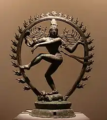 Shiva as lord of the dance; c. 11th century; bronze; height: 96 cm; Musée Guimet (Paris)