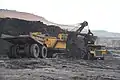 Shovel dumper combination at Dudhichua Coal Mine Singrauli