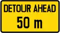 Detour ahead