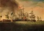 Sir Peter Parker's Attack Against Fort Moultrie, Colonial Williamsburg Foundation