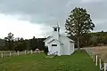 Solomon's Chapel, one of the many smaller churches in Pendleton County, West Virginia