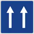 S-11aOne-way road (two lanes)