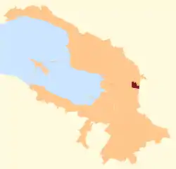 Porokhovye Municipal Okrug on the 2006 map of St. Petersburg