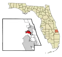 Location in St. Lucie County and the state of Florida