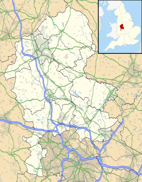 MOD Stafford is located in Staffordshire