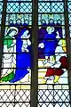 Stained glass by Harry Stammers, depicting the Finding of Christ in the Temple