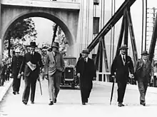 Official opening of the Indooroopilly Toll Bridge, Brisbane, 1936.