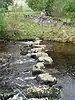 Stepping stones, River Doe between Dale House and Twistleton Dale House