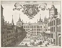 The Castle, the Grand Courtyard seen from the west