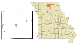 Location of Osgood, Missouri