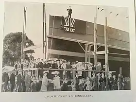 Launch day, 18 July 1905