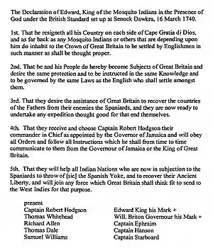 Articles of the Treaty of Senock Dawkra