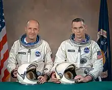 Stafford (left), Cernan (right).