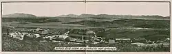 Bird's eye view panorama of Murrieta Mineral Hot Springs, c. 1920