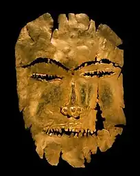 Indonesian burial mask, earlier than 5th century CE.