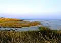 View of Severn Estuary Rocks From Newport Wetlands RSPB Reserve