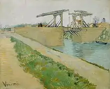 The Langlois Bridge at Arles with Road alongside the Canal, 1888, Van Gogh Museum, Amsterdam (F400)