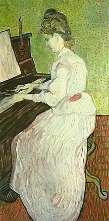 Marguerite Gachet, 1890Oil on canvas, 102 x 50 cmKunstmuseum, Basel