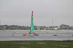 Volvo Ocean Race 2012 in the roadstead of Lorient