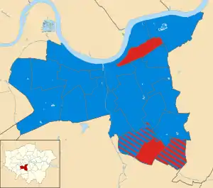 Wandsworth 2006 results map
