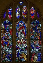 West window, depicting Christ in majesty