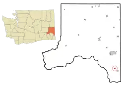 Location of Colton, Washington