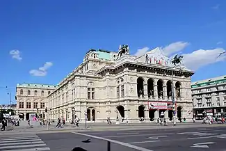 The Vienna State Opera in Austria
