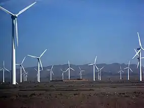 Image 32Wind farm in Xinjiang, China (from Wind farm)