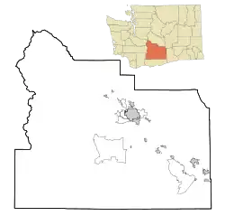 Nass, Washington is located in Yakima County