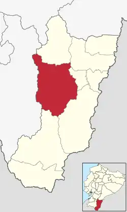 Cantons of Zamora Chinchipe Province